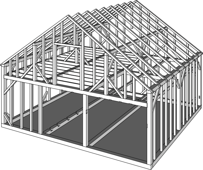 Historic timber building